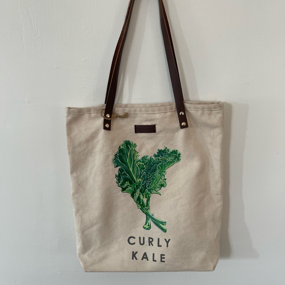 Smith & hawkin canvas and leather tote